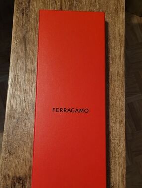 Ferragamo pink men's tie